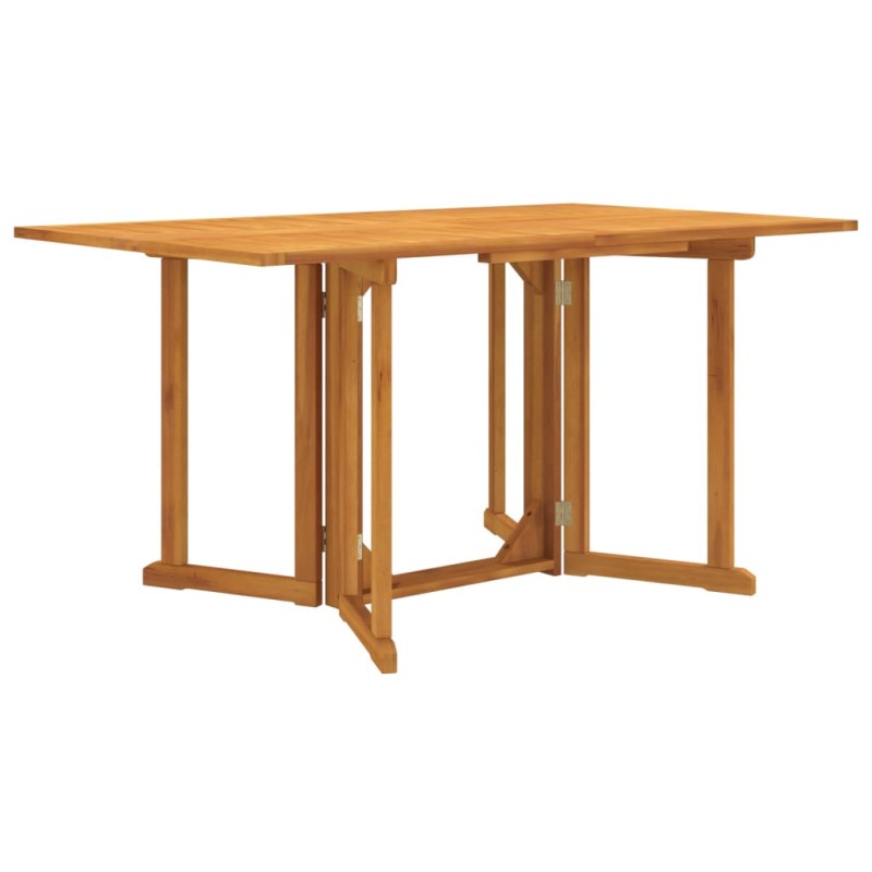 vidaXL Garten-Klapptisch Butterfly 150x90x75 cm Massivholz Teak vidaXL Garten-Klapptisch Butterfly 150x90x75 cm Massivholz Teak