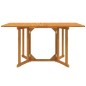 vidaXL Garten-Klapptisch Butterfly 150x90x75 cm Massivholz Teak vidaXL Garten-Klapptisch Butterfly 150x90x75 cm Massivholz Teak
