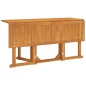 vidaXL Garten-Klapptisch Butterfly 150x90x75 cm Massivholz Teak vidaXL Garten-Klapptisch Butterfly 150x90x75 cm Massivholz Teak