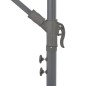 vidaXL Ampelschirm mit Alu-Mast 300 cm Schwarz vidaXL Ampelschirm mit Alu-Mast 300 cm Schwarz