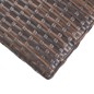 vidaXL Teetisch Braun 50 x 50 x 47 cm Poly Rattan vidaXL Teetisch Braun 50 x 50 x 47 cm Poly Rattan