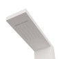 vidaXL Duschpaneel-System Aluminium Weiß vidaXL Duschpaneel-System Aluminium Weiß