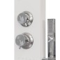 vidaXL Duschpaneel-System Aluminium Weiß vidaXL Duschpaneel-System Aluminium Weiß
