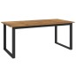 vidaXL Gartentisch mit Gestell U-Form 180x90x75 cm Akazie Massivholz vidaXL Gartentisch mit Gestell U-Form 180x90x75 cm Akazie Massivholz