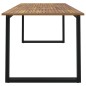 vidaXL Gartentisch mit Gestell U-Form 180x90x75 cm Akazie Massivholz vidaXL Gartentisch mit Gestell U-Form 180x90x75 cm Akazie Massivholz