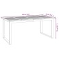 vidaXL Gartentisch mit Gestell U-Form 180x90x75 cm Akazie Massivholz vidaXL Gartentisch mit Gestell U-Form 180x90x75 cm Akazie Massivholz