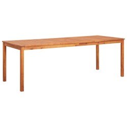 vidaXL Gartentisch 215x90x74 cm Akazie Massivholz