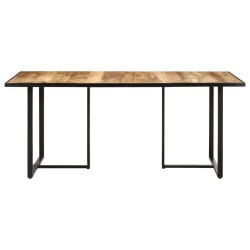 vidaXL Esstisch 180 cm Raues Mangoholz