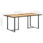 vidaXL Esstisch 180 cm Raues Mangoholz vidaXL Esstisch 180 cm Raues Mangoholz
