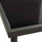 vidaXL Garten-Esstisch Anthrazit 80x80x72 cm Glas und Stahl vidaXL Garten-Esstisch Anthrazit 80x80x72 cm Glas und Stahl