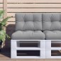 vidaXL Palettenkissen 2-tlg. Grau Stoff vidaXL Palettenkissen 2-tlg. Grau Stoff