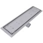 vidaXL Lineare Duschrinnen 2 Stk. 530 x 140 mm Edelstahl vidaXL Lineare Duschrinnen 2 Stk. 530 x 140 mm Edelstahl