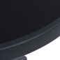 vidaXL Gartentisch Schwarz 80 cm Stahl und Glas vidaXL Gartentisch Schwarz 80 cm Stahl und Glas