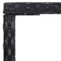 vidaXL Garten-Bartisch Schwarz 70x70x110 cm Poly Rattan und Glas vidaXL Garten-Bartisch Schwarz 70x70x110 cm Poly Rattan und Glas