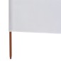 vidaXL 3-teiliges Windschutzgewebe 400 x 80 cm Sandweiß vidaXL 3-teiliges Windschutzgewebe 400 x 80 cm Sandweiß