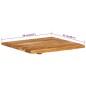 vidaXL Badezimmer-Waschtischplatte Massivholz Akazie 58x52x2,5 cm vidaXL Badezimmer-Waschtischplatte Massivholz Akazie 58x52x2,5 cm