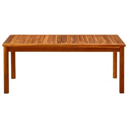 vidaXL Garten-Couchtisch 110x60x45 cm Massivholz Akazie