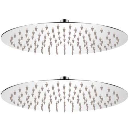 vidaXL Regenduschköpfe 2 Stk. Edelstahl Ø 30 cm