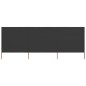 vidaXL 3-teiliges Windschutzgewebe 400 x 80 cm Anthrazit vidaXL 3-teiliges Windschutzgewebe 400 x 80 cm Anthrazit