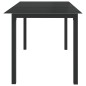 vidaXL Gartentisch Schwarz 150x90x74 cm Aluminium und Glas vidaXL Gartentisch Schwarz 150x90x74 cm Aluminium und Glas