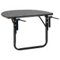 vidaXL Balkontisch Braun 60x60x40 cm Poly Rattan vidaXL Balkontisch Braun 60x60x40 cm Poly Rattan