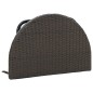 vidaXL Balkontisch Braun 60x60x40 cm Poly Rattan vidaXL Balkontisch Braun 60x60x40 cm Poly Rattan