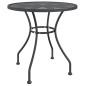 vidaXL Gartentisch Ø80x72 cm Streckmetall Anthrazit vidaXL Gartentisch Ø80x72 cm Streckmetall Anthrazit