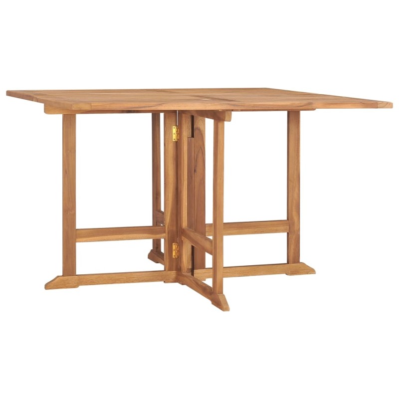 vidaXL Garten-Esstisch Klappbar 110x110x75 cm Massivholz Teak vidaXL Garten-Esstisch Klappbar 110x110x75 cm Massivholz Teak