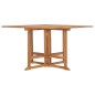 vidaXL Garten-Esstisch Klappbar 110x110x75 cm Massivholz Teak vidaXL Garten-Esstisch Klappbar 110x110x75 cm Massivholz Teak