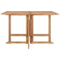 vidaXL Garten-Esstisch Klappbar 110x110x75 cm Massivholz Teak vidaXL Garten-Esstisch Klappbar 110x110x75 cm Massivholz Teak