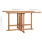 vidaXL Garten-Esstisch Klappbar 110x110x75 cm Massivholz Teak vidaXL Garten-Esstisch Klappbar 110x110x75 cm Massivholz Teak