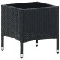 vidaXL Gartentisch Schwarz 40x40x45 cm Poly Rattan vidaXL Gartentisch Schwarz 40x40x45 cm Poly Rattan