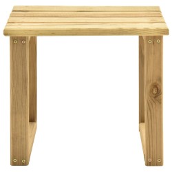 vidaXL Tisch für Sonnenliege 30x30x26 cm Imprägniertes Kiefernholz  