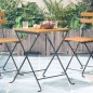 vidaXL Bistrotisch 55x54x71 cm Akazie Massivholz vidaXL Bistrotisch 55x54x71 cm Akazie Massivholz