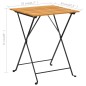 vidaXL Bistrotisch 55x54x71 cm Akazie Massivholz vidaXL Bistrotisch 55x54x71 cm Akazie Massivholz