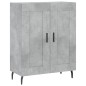 vidaXL Highboard Betongrau 69,5x34x180 cm Holzwerkstoff vidaXL Highboard Betongrau 69,5x34x180 cm Holzwerkstoff