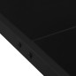 vidaXL Gartentisch 130x130x72 cm Schwarz Stahl und Glas vidaXL Gartentisch 130x130x72 cm Schwarz Stahl und Glas