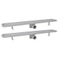 vidaXL Lineare Duschrinnen 2 Stk. 830 x 140 mm Edelstahl vidaXL Lineare Duschrinnen 2 Stk. 830 x 140 mm Edelstahl