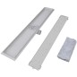 vidaXL Lineare Duschrinnen 2 Stk. 830 x 140 mm Edelstahl vidaXL Lineare Duschrinnen 2 Stk. 830 x 140 mm Edelstahl