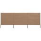 vidaXL 3-teiliges Windschutzgewebe 400 x 80 cm Taupe vidaXL 3-teiliges Windschutzgewebe 400 x 80 cm Taupe