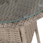 vidaXL 3-tlg. Bistro-Set mit Kissen Poly Rattan Braun vidaXL 3-tlg. Bistro-Set mit Kissen Poly Rattan Braun