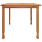 vidaXL Garten-Esstisch 150x90x75 cm Massivholz Teak vidaXL Garten-Esstisch 150x90x75 cm Massivholz Teak