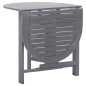 vidaXL Gartentisch Grau 120x70x74 cm Massivholz Akazie vidaXL Gartentisch Grau 120x70x74 cm Massivholz Akazie