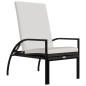 vidaXL Sonnenliegen 2 Stk. mit Fußhocker PE-Rattan Braun vidaXL Sonnenliegen 2 Stk. mit Fußhocker PE-Rattan Braun
