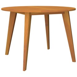 vidaXL Gartentisch Ø110x75 cm Massivholz Akazie