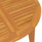 vidaXL Gartentisch Ø110x75 cm Massivholz Akazie vidaXL Gartentisch Ø110x75 cm Massivholz Akazie
