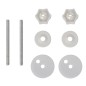vidaXL Toilettensitze 2 Stk. Deckel mit Absenkautomatik MDF Braun vidaXL Toilettensitze 2 Stk. Deckel mit Absenkautomatik MDF Braun