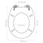vidaXL Toilettensitze 2 Stk. Deckel mit Absenkautomatik MDF Braun vidaXL Toilettensitze 2 Stk. Deckel mit Absenkautomatik MDF Braun