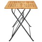 vidaXL Klappbarer Gartentisch 120x70x74 cm Massivholz Akazie vidaXL Klappbarer Gartentisch 120x70x74 cm Massivholz Akazie