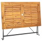 vidaXL Klappbarer Gartentisch 120x70x74 cm Massivholz Akazie vidaXL Klappbarer Gartentisch 120x70x74 cm Massivholz Akazie